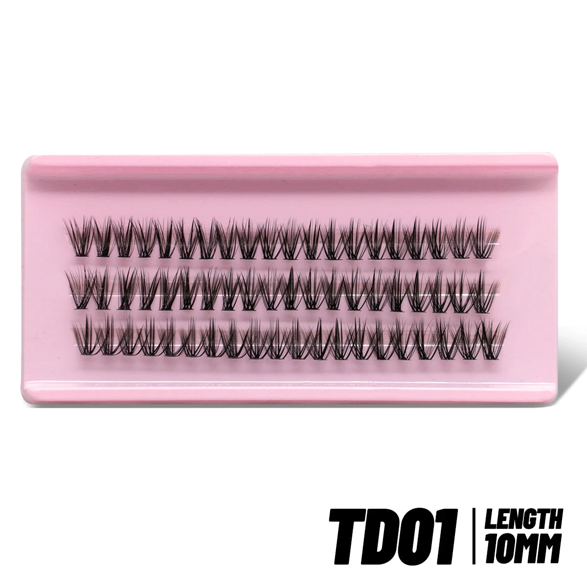 GROINNEYA Lashes Clusters Mixed Tray Volume Fluffy Clusters Lashes Wispy Individual Lashes Extensions DIY Eyelashes Makeup