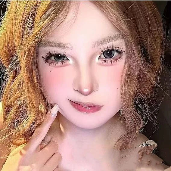 MIAOJIE DIY Self-Adhesive Cluster Lashes 10 Rows/Box, Glue-Free Manga Style Sectioned Eyelashes Natural Look